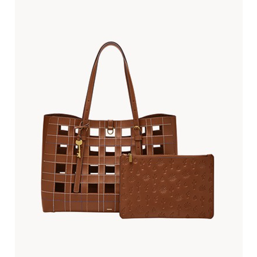 Vegan Cactus Leather Hollow Out Tote Bag